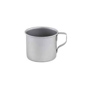 Aluminium-Tasse - Adventure Mug für Motorrad-Camping, robust und leicht, ideal für Outdoor-Aktivitäten.