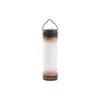 3in1 Taschenlampe Arran für Motorrad-Camping, vertikale Ansicht mit orangefarbenen und schwarzen Elementen, ideal für Outdoor-Abenteuer.